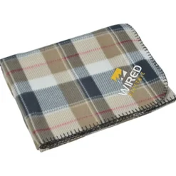 Aberdeen Fleece Blanket - Embroidered