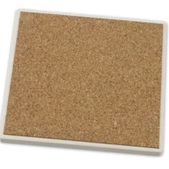 Absorbent Stone Coaster Duo - Square