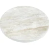 Absorbent Stone Coaster - Round - Whitewashed Wood