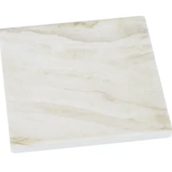 Absorbent Stone Coaster - Square - Beige Marble