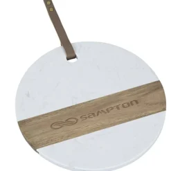 Acacia Wood & Marble Charcuterie Board