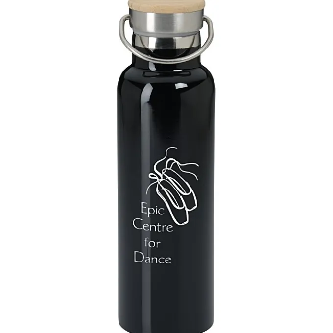Accord Vacuum Bottle with Wood Lid - 21 oz