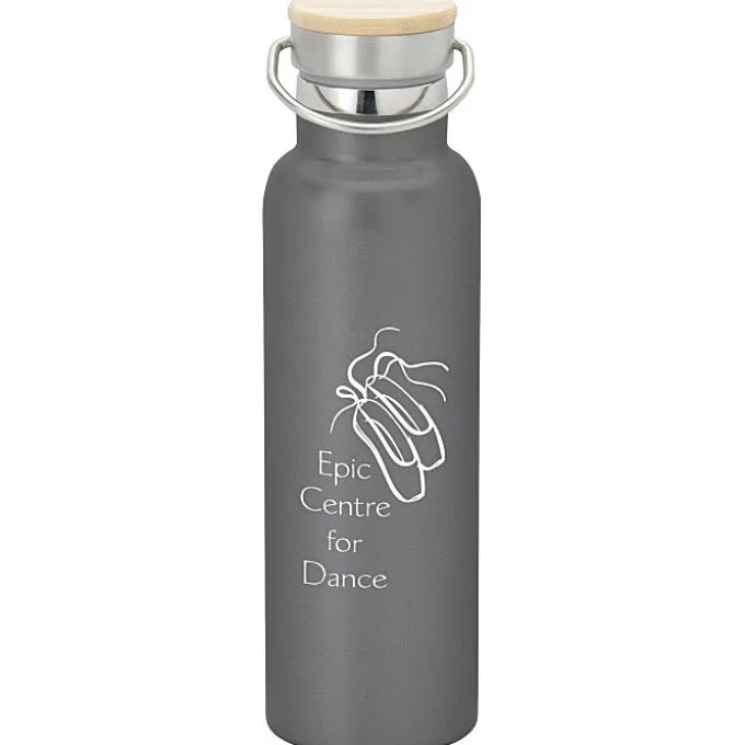Accord Vacuum Bottle with Wood Lid - 21 oz