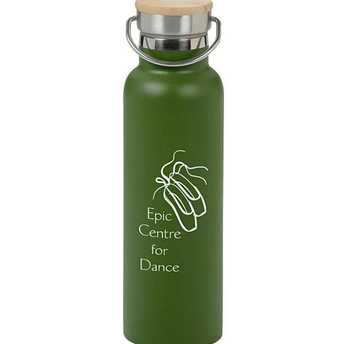 Accord Vacuum Bottle with Wood Lid - 21 oz