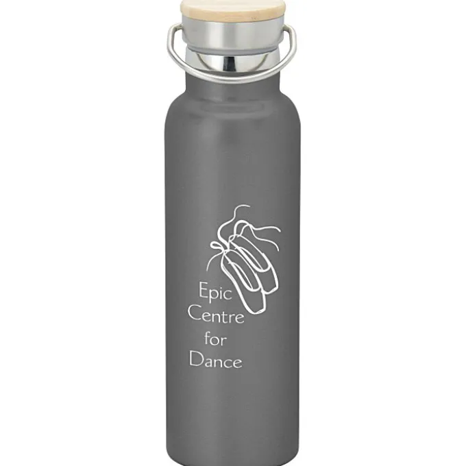 Accord Vacuum Bottle with Wood Lid - 21 oz