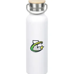 Accord Vacuum Bottle with Wood Lid - 21 oz - Full Color