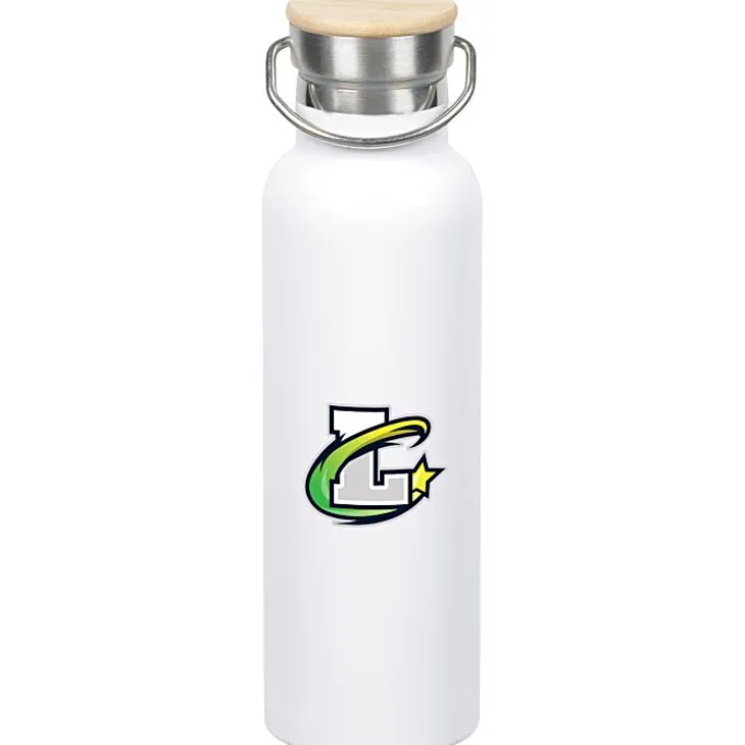 Accord Vacuum Bottle with Wood Lid - 21 oz - Full Color