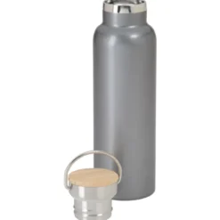 Accord Vacuum Bottle with Wood Lid - 21 oz - Full Color