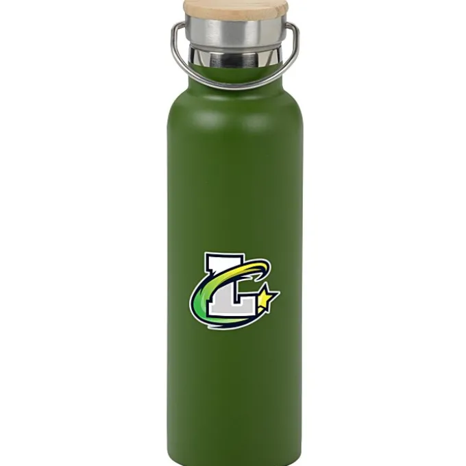Accord Vacuum Bottle with Wood Lid - 21 oz - Full Color