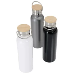 Accord Vacuum Bottle with Wood Lid - 21 oz - Laser Engraved - 24 hr
