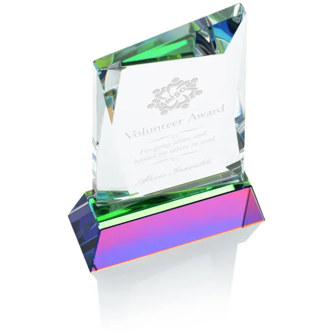Achievement Crystal Award - 6 inches