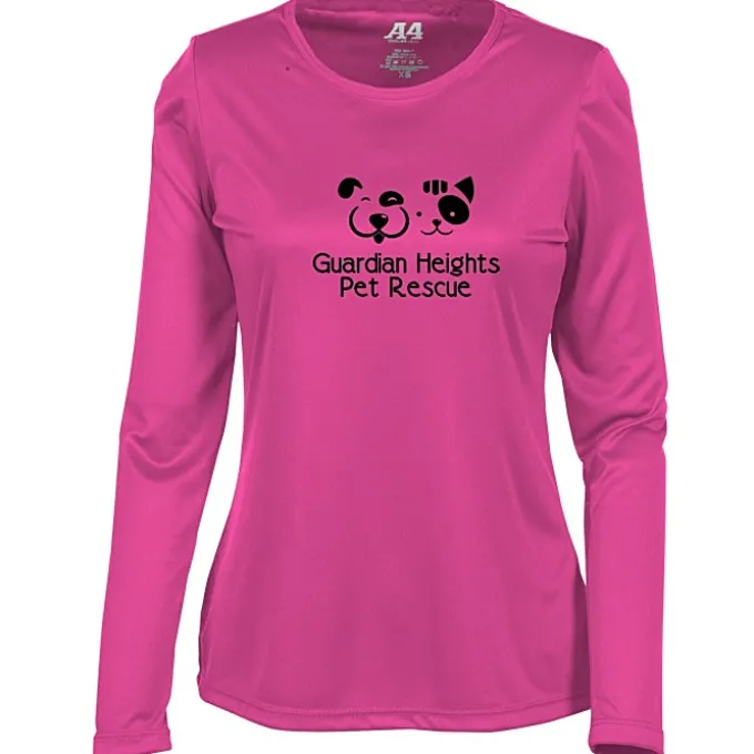 A4 Cooling Performance LS Tee - Ladies' - Screen