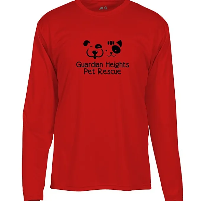 A4 Cooling Performance LS Tee - Men's - Screen