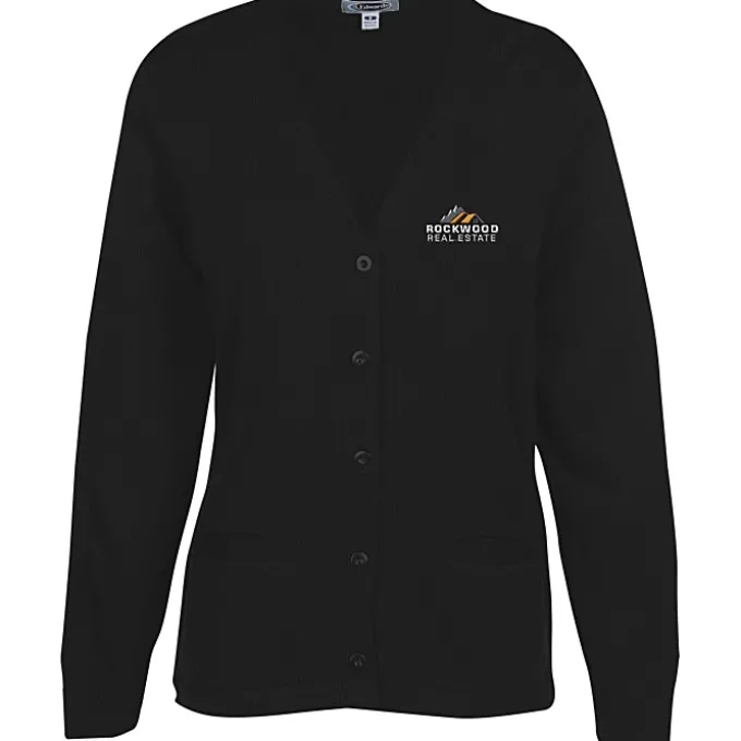 Acrylic V-Neck Cardigan - Ladies'