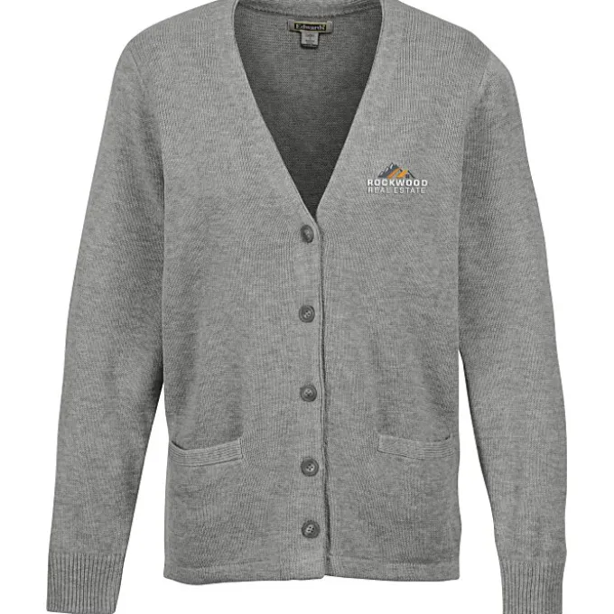 Acrylic V-Neck Cardigan - Ladies'