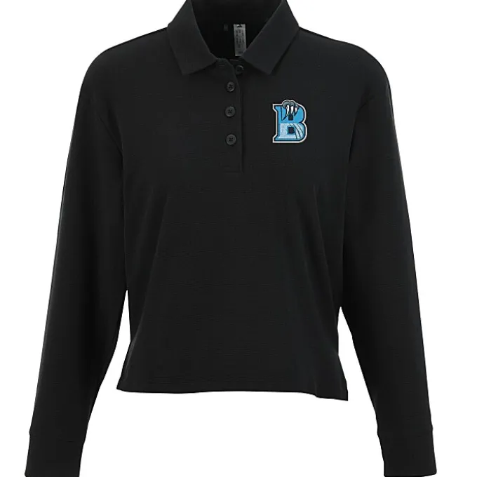 adidas Beyond Long Sleeve Loose Polo - Ladies'
