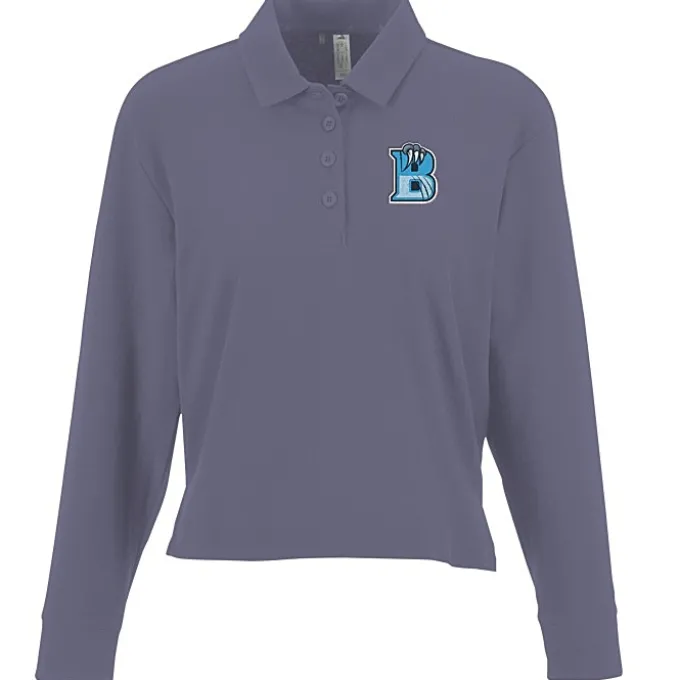 adidas Beyond Long Sleeve Loose Polo - Ladies'