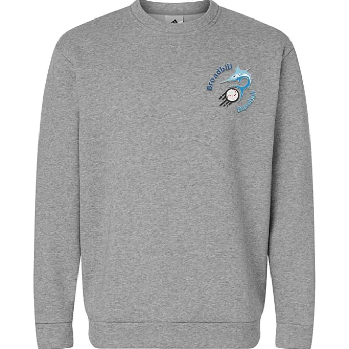 adidas Fleece Crew Sweatshirt - Embroidered