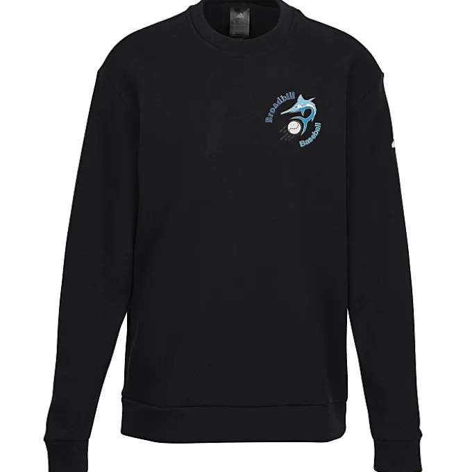 adidas Fleece Crew Sweatshirt - Embroidered