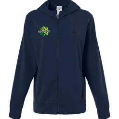 adidas Game & Go Fleece Full-Zip Hooded Sweatshirt - Ladies'