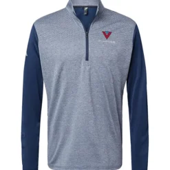 adidas Heather Block Print 1/4-Zip Pullover