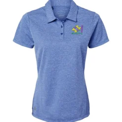 adidas Heathered Polo - Ladies'