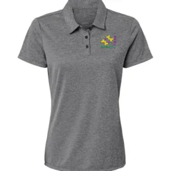 adidas Heathered Polo - Ladies'