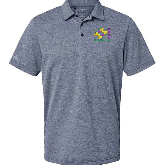adidas Heathered Polo - Men's