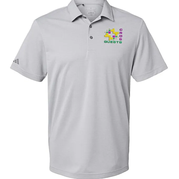 adidas Heathered Polo - Men's