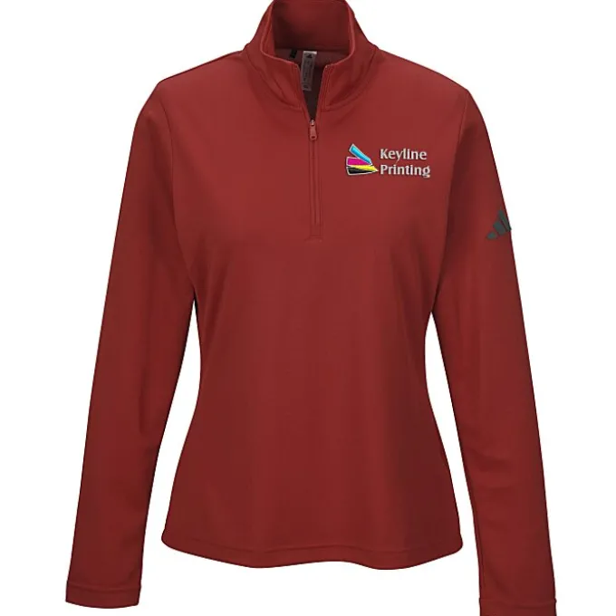 adidas Performance Knit 1/4-Zip Pullover - Ladies'