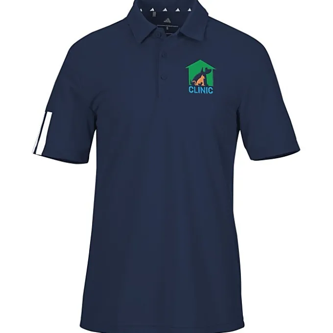 adidas Performance 3-Stripes Climacool Polo