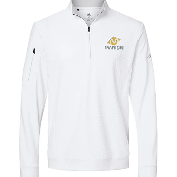 adidas Performance Textured 1/4-Zip Pullover