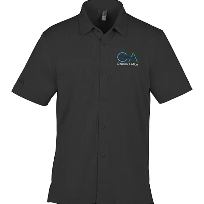 adidas Short Sleeve Button-Down Shirt