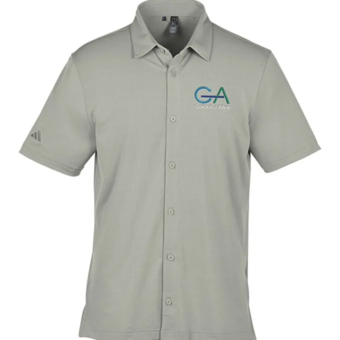 adidas Short Sleeve Button-Down Shirt