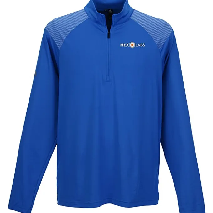 adidas Shoulder Stripe 1/4-Zip Pullover - Men's