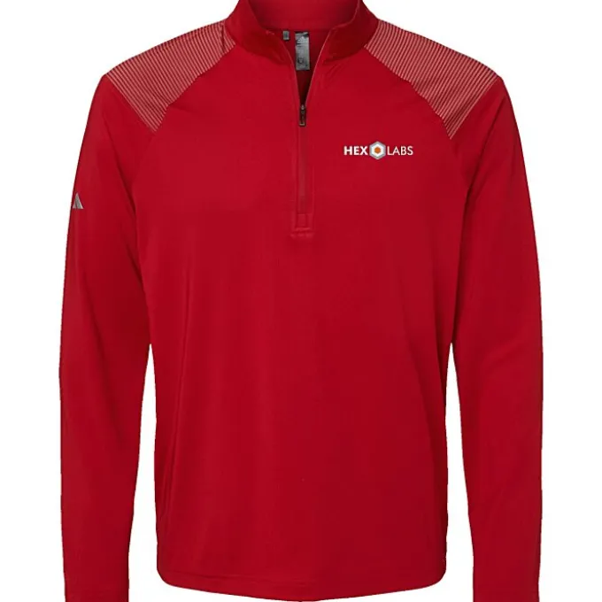 adidas Shoulder Stripe 1/4-Zip Pullover - Men's