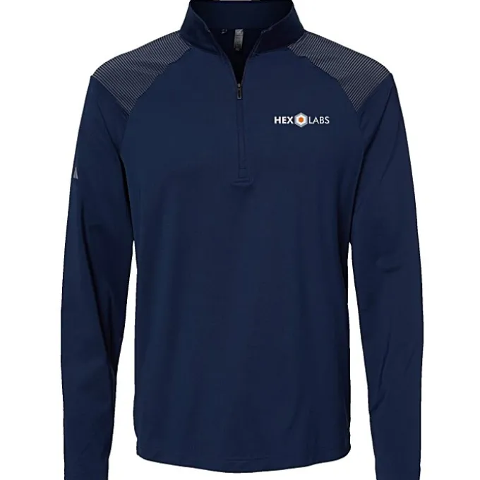adidas Shoulder Stripe 1/4-Zip Pullover - Men's