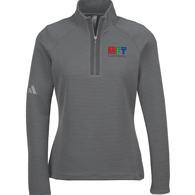 adidas Spacer 1/4-Zip Pullover - Ladies'