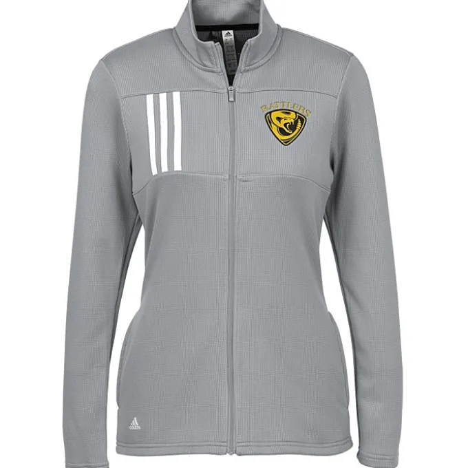 adidas 3-Stripes Double Knit Full-Zip Jacket - Ladies'