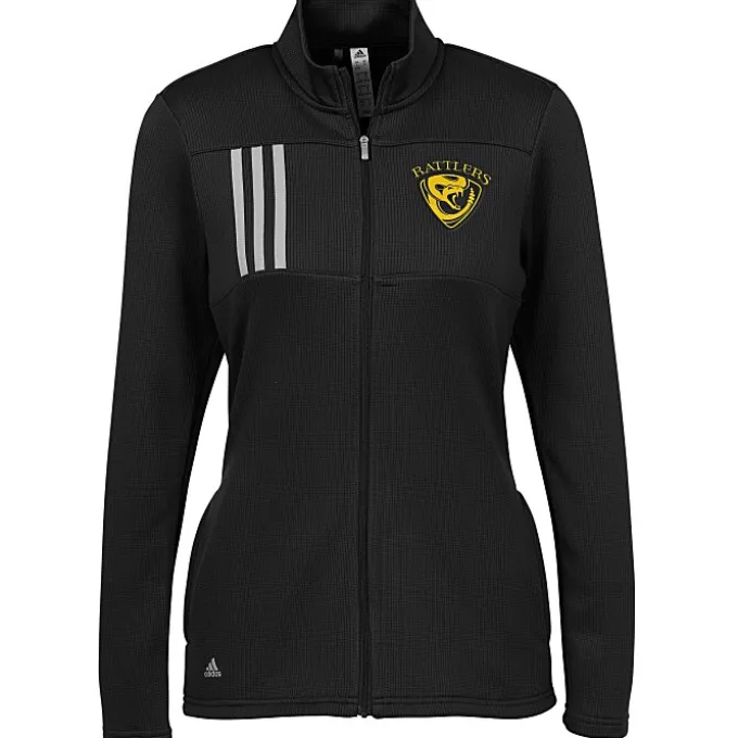 adidas 3-Stripes Double Knit Full-Zip Jacket - Ladies'