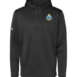 adidas Textured Mixed Media Hoodie