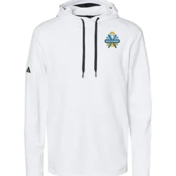 adidas Textured Mixed Media Hoodie