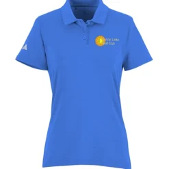 adidas Textured Stripe Polo - Ladies'