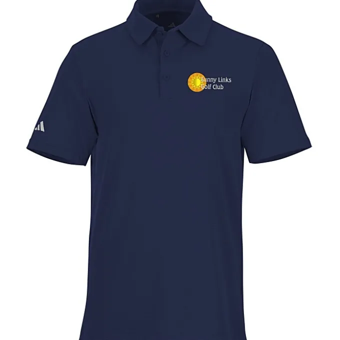 adidas Textured Stripe Polo - Men's