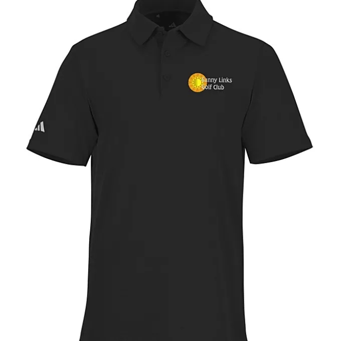 adidas Textured Stripe Polo - Men's