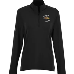 adidas Textured Stripe 1/4-Zip Pullover - Ladies'