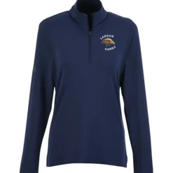 adidas Textured Stripe 1/4-Zip Pullover - Ladies'