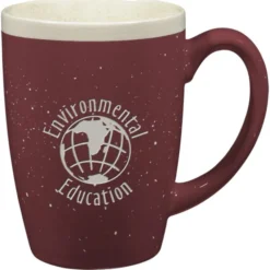 Adobe Ceramic Mug - 14 oz - Deep Etch