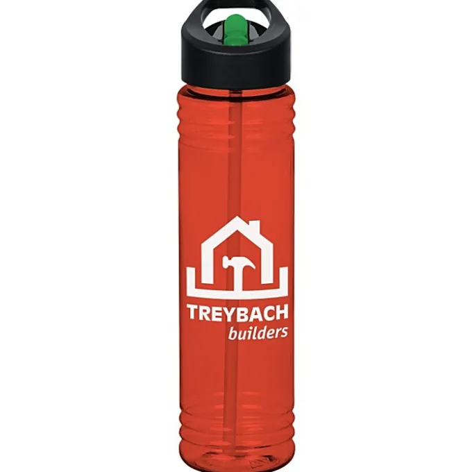Adventure Bottle with Two-Tone Flip Straw Lid - 32 oz