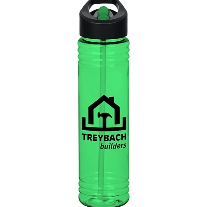 Adventure Bottle with Two-Tone Flip Straw Lid - 32 oz